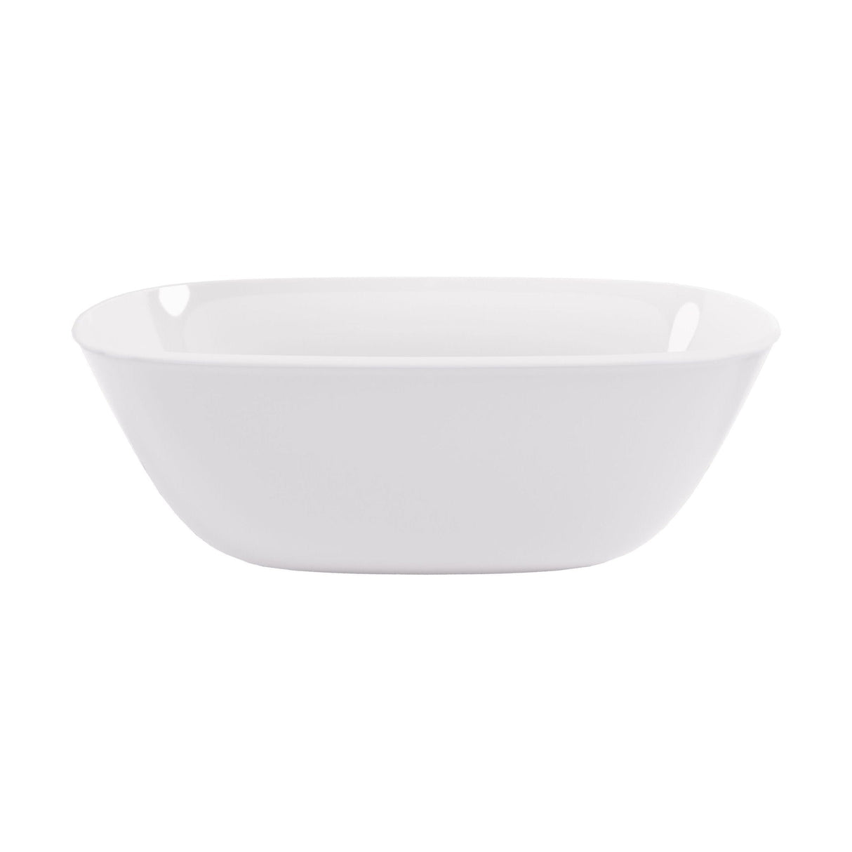 [BBB078] Balterley Sedgley Freestanding Luxury Oval Double Ended Bath, 1615 x 760mm - Polished White - Cutout