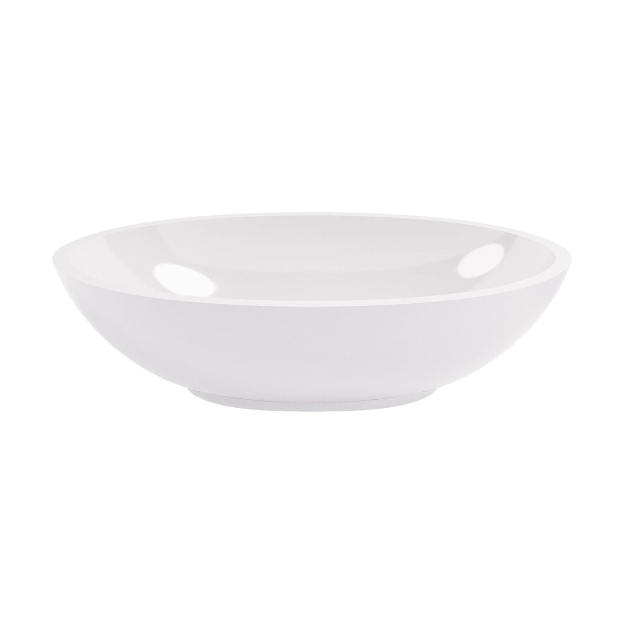 [BBB110] Balterley Castern/Rodsley Countertop Oval Basin, 575 x 145mm - Polished White - Cutout