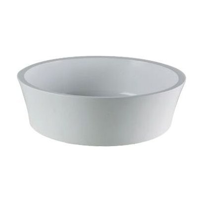 [BBB120] Balterley Doveridge Countertop Round Basin, 450 x 450mm - Polished White - Cutout