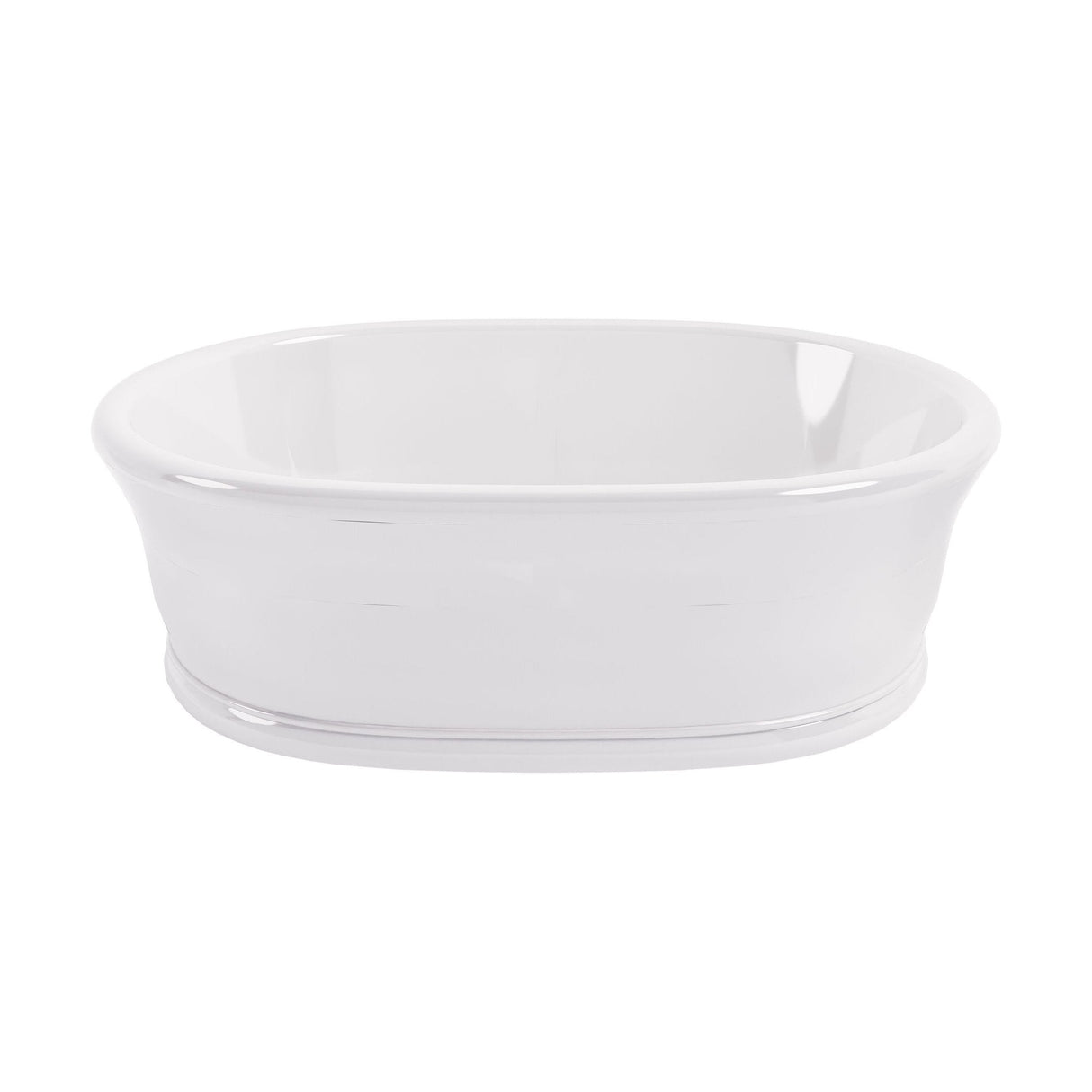 [BBB130] Balterley Congreave/Wyrley Countertop Oval Basin, 535 x 390mm - Polished White - Cutout