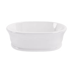 [BBB130] Balterley Congreave/Wyrley Countertop Oval Basin, 535 x 390mm - Polished White - Cutout