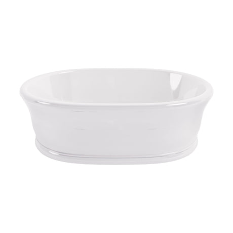 [BBB130] Balterley Congreave/Wyrley Countertop Oval Basin, 535 x 390mm - Polished White - Cutout