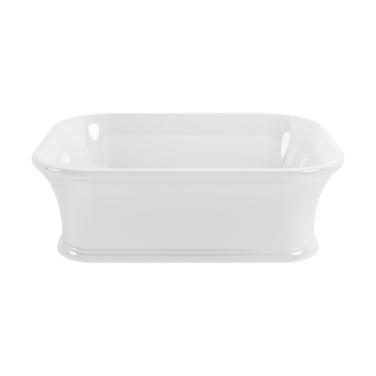 [BBB135] Balterley Goldsitch/Stallington Countertop Rectangular Basin, 525 x 380mm - Polished White - Cutout