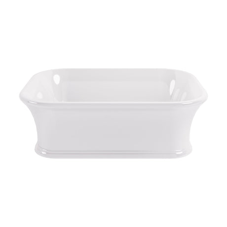 [BBB135] Balterley Goldsitch/Stallington Countertop Rectangular Basin, 525 x 380mm - Polished White - Cutout