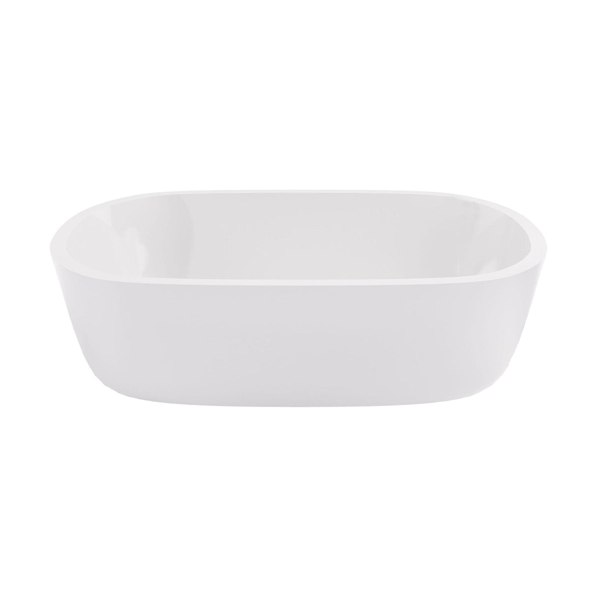 [BBB164] Balterley Radbourne Countertop Oval Basin, 530 x 360mm - Polished White - Cutout