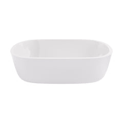 [BBB164] Balterley Radbourne Countertop Oval Basin, 530 x 360mm - Polished White - Cutout