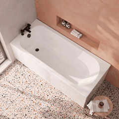 [BBB1700] Modern Single Ended Steel Bath, Choice of Size - Lifestyle 1