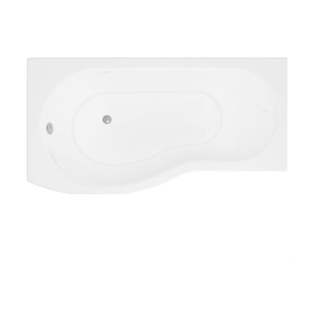 [BBB17PL] Modern B Shaped Right Hand Shower Bath & Panel, 1695 x 900 x 415mm - Cutout