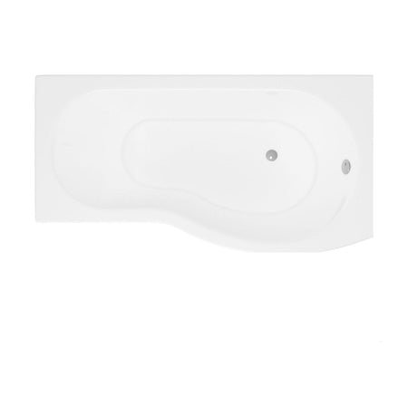 [BBB17PR] Modern Bathroom B Shaped Right Hand Shower Bath, 1700 x 900 x 415mm - Cutout