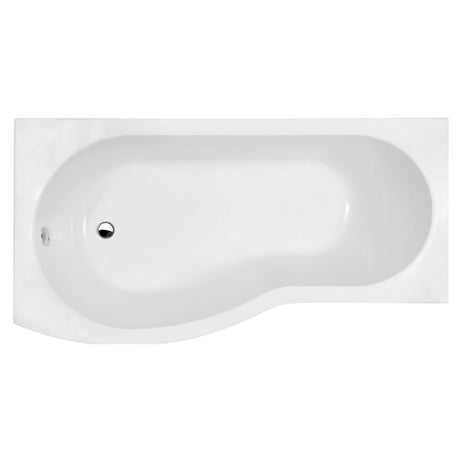 [BBBB103] B-Shaped Shower Bath, Left Hand - 1500mm - Cutout