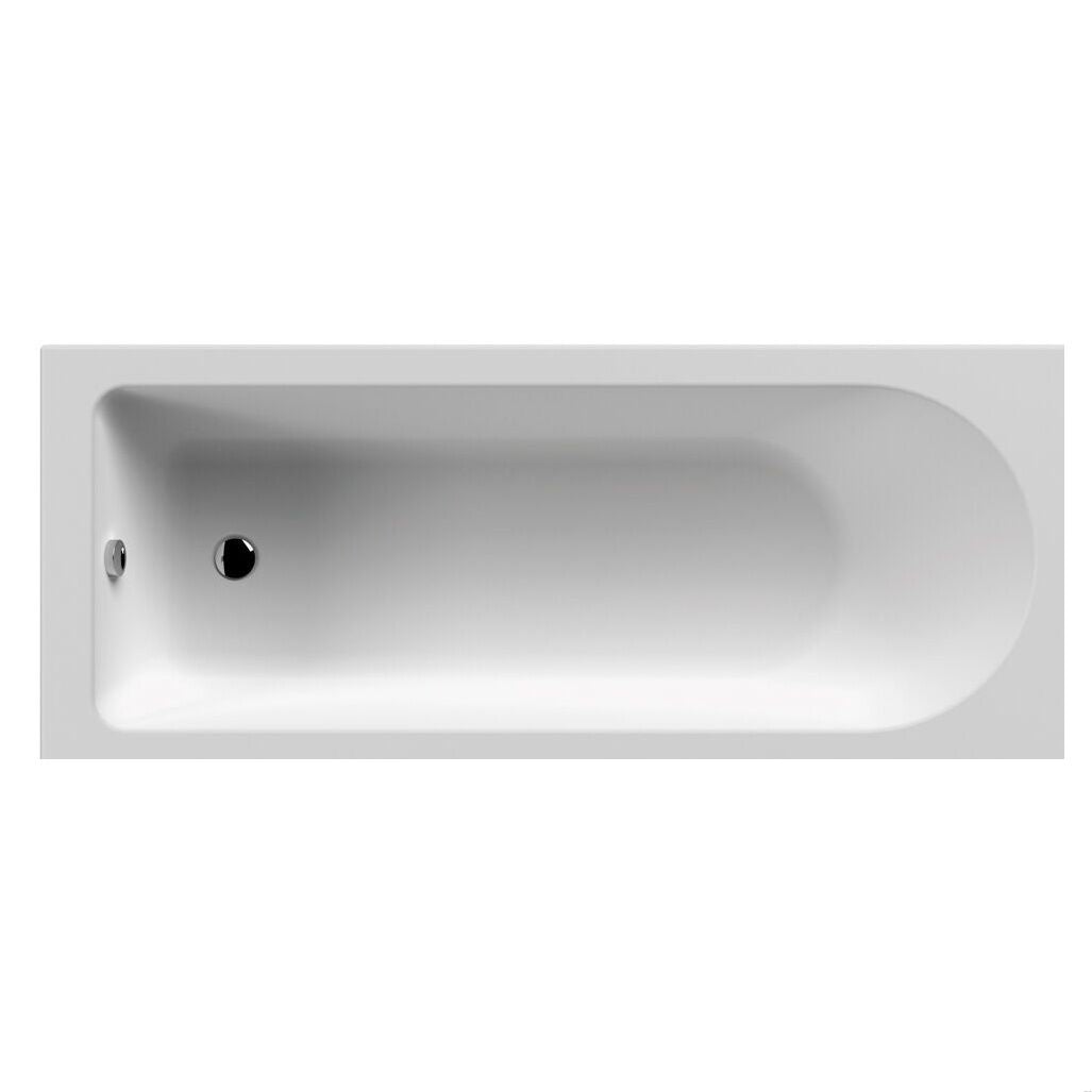 [BBCAS1752] Round Single Ended Bath, 1700 x 750mm, White - Cutout