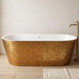 [BBEA101CO] Luxury Modern Freestanding Oval Bath - Choice of Finish & Size - Silo
