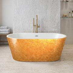 [BBEA103CO] Luxury Modern Freestanding Oval Bath - Choice of Finish & Size - Silo
