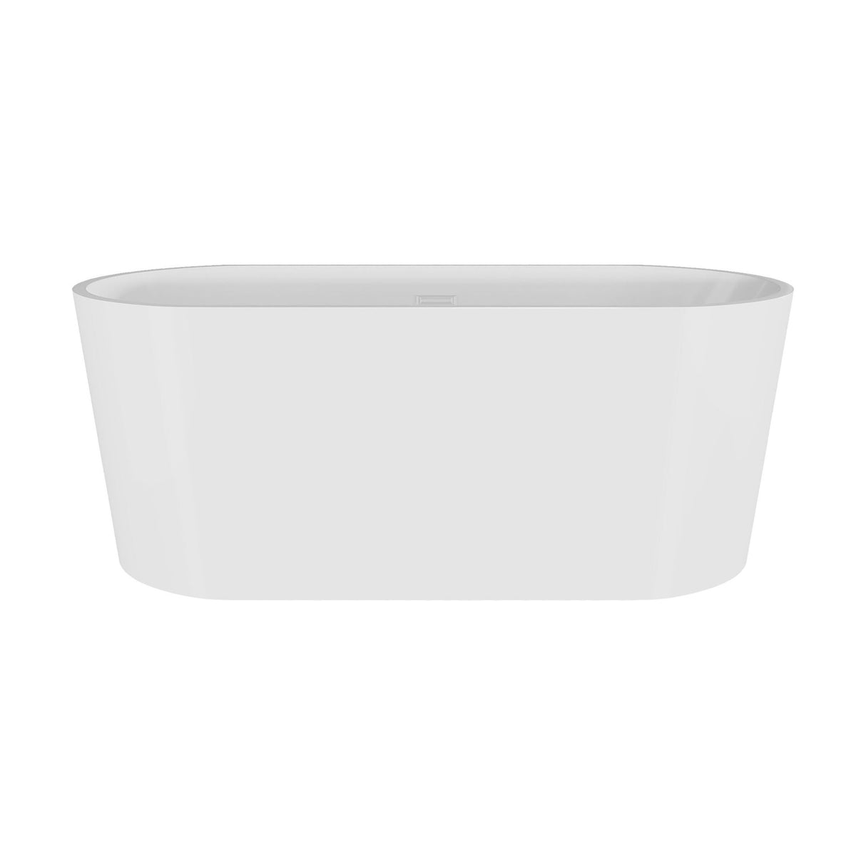 [BBFS150] Contemporary Oval Freestanding Double Ended Bath - Choice of Size - Cutout