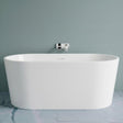 [BBFS150] Contemporary Oval Freestanding Double Ended Bath - Choice of Size - Silo