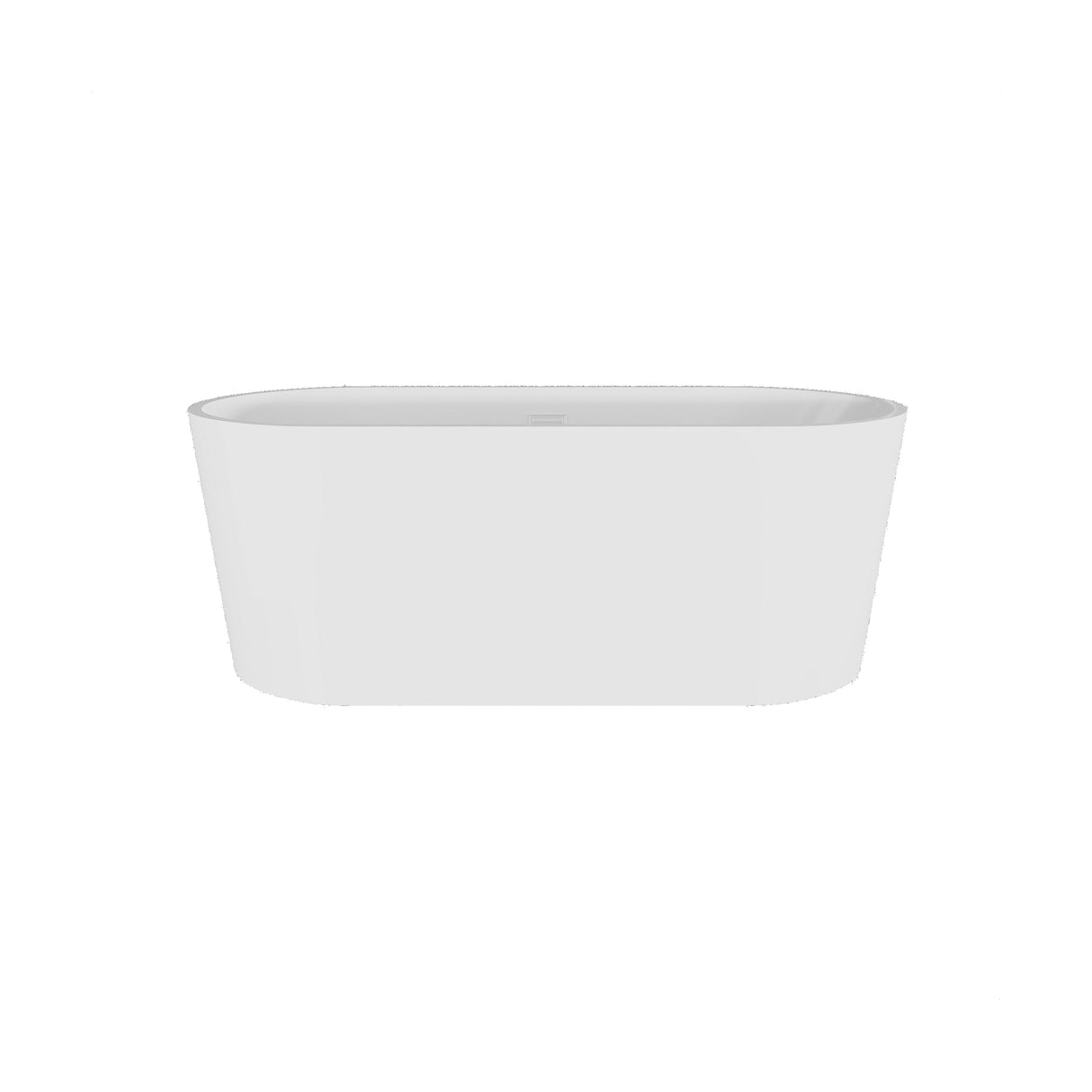[BBFS151] Contemporary Oval Freestanding Double Ended Bath - Choice of Size - Cutout