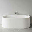 [BBFS154] Contemporary Back To Wall Freestanding Bath from Balterley - Modern Design in Multiple Sizes - Silo