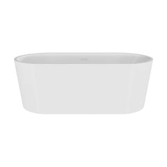 [BBFS161] Contemporary Rounded Rectangular Freestanding Bath with Waste - Choice of Size - Cutout