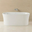 [BBFS163] Contemporary White Curved Freestanding Bath - Choice of Size - Silo