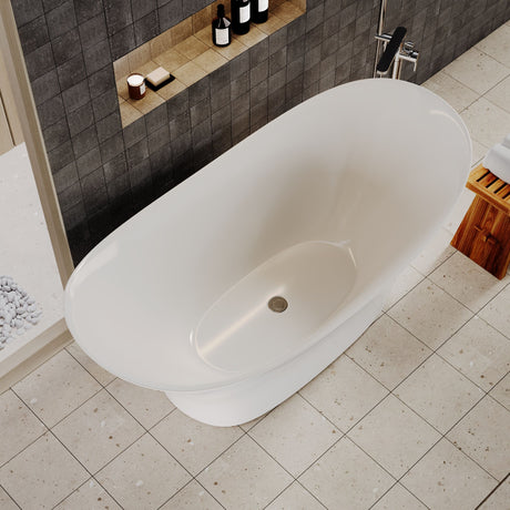 [BBFS167] Contemporary Slipper Freestanding Bath  - 1700mm x 750mm - Lifestyle 2