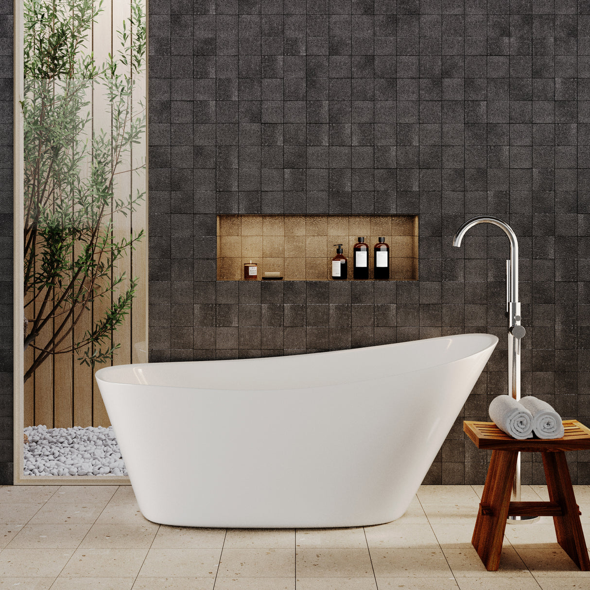 Contemporary Slipper Freestanding Bath from Balterley - Elegant Bath in Multiple Sizes