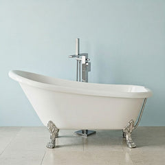 [BBFS185] Traditional Roll Top Slipper Freestanding Bath with Feet - Choice of Size - Silo