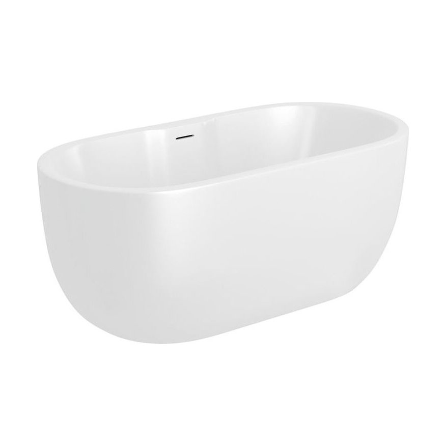 [BBFSB200-A] Modern Oval Freestanding Double Ended Soaking Bath - Choice of Size - Cutout