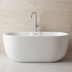 [BBFSB200-A] Modern Oval Freestanding Double Ended Soaking Bath - Choice of Size - Silo