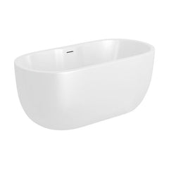 [BBFSB202-A] Modern Oval Freestanding Double Ended Soaking Bath - Choice of Size - Cutout