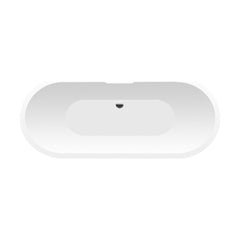 [BBFSB203-A] Modern Oval Freestanding Double Ended Soaking Bath - Choice of Size - Cutout