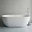 [BBFSB308-A] Oval Freestanding Bath, Double Ended, 1600 x 850mm - Gloss White Finish - Silo
