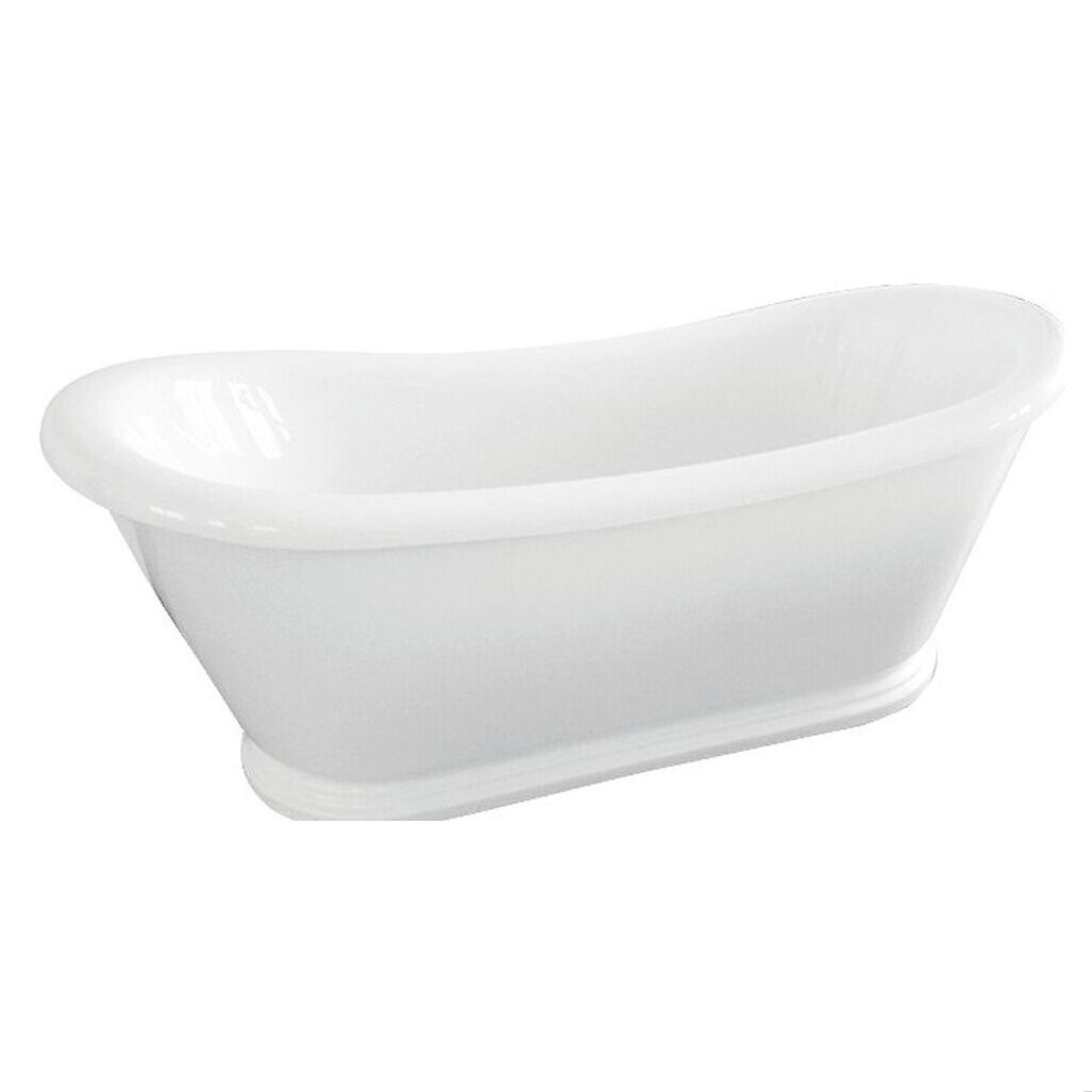 [BBFSB310] Traditional Freestanding Boat Bath, Double Ended, 1770mm - Choice of Colour - Cutout