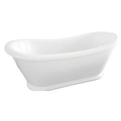 [BBFSB310] Traditional Freestanding Boat Bath, Double Ended, 1770mm - Choice of Colour - Cutout