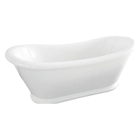 [BBFSB310] Traditional Freestanding Boat Bath, Double Ended, 1770mm - Choice of Colour - Cutout