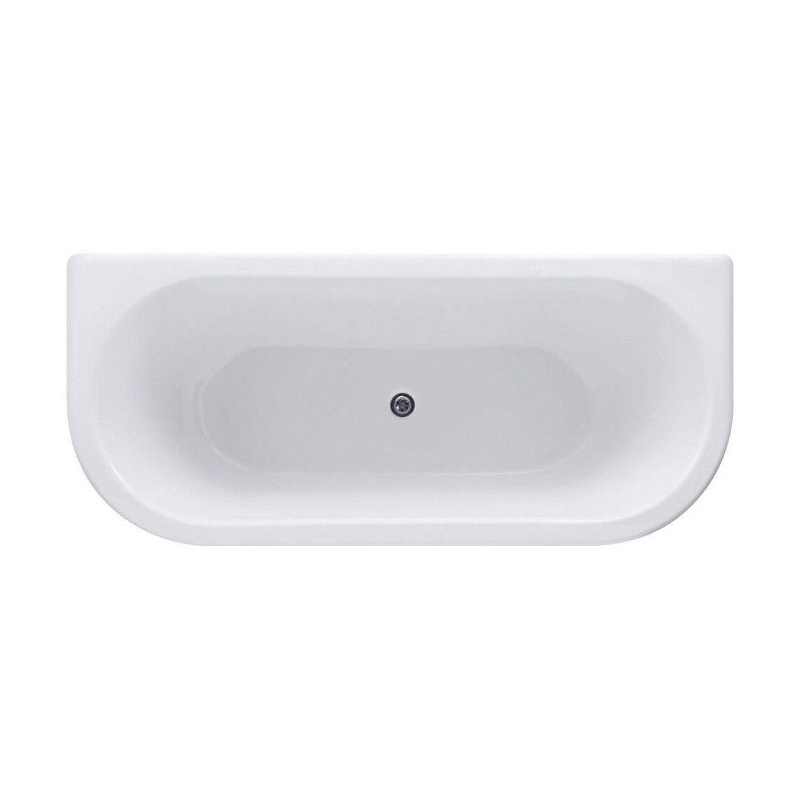 [BBFSB312] Modern Double Ended Bath, 1795 x 595 x 840mm, White - Cutout