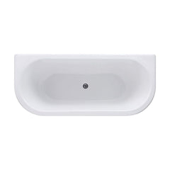 [BBFSB312] Modern Double Ended Bath, 1795 x 595 x 840mm, White - Cutout