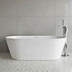 [BBFSB398-A] Freestanding Acrylic Double Ended Bath - Choice of Size - Silo