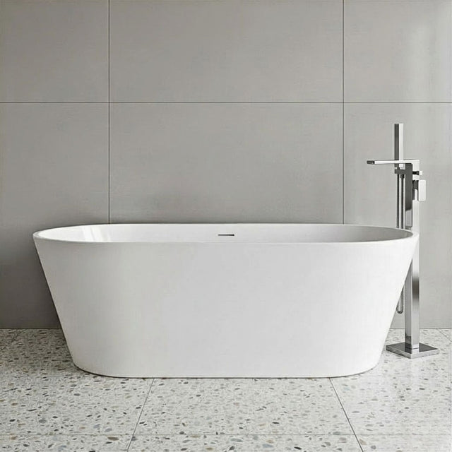 [BBFSB398-A] Freestanding Acrylic Double Ended Bath - Choice of Size - Silo