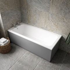[BBHA109] Harrington Traditional Straight Single Ended Bath Tub, Choice of Size - Lifestyle 1