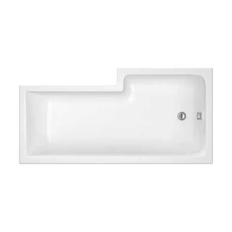 [BBL15L] L SQUARE SHOWER BATH LH 1500x850x700x585 - Cutout