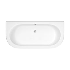 [BBLI020] Lily Back To Wall Bath & Legs - Cutout