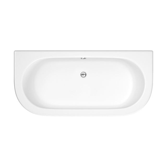 [BBLI020] Lily Back To Wall Bath & Legs - Cutout