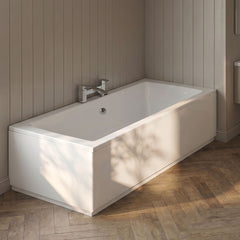 [BBPA112] Gloss White MDF Bath End Panel - Choice of Size - Silo