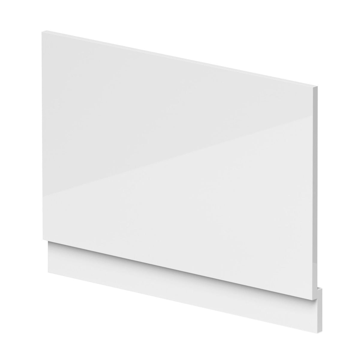 [BBPA113W] Waterproof Straight Shower Bath End Panel, Gloss White, Choice of Size - Cutout