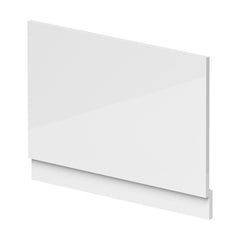 [BBPA113W] Waterproof Straight Shower Bath End Panel, Gloss White, Choice of Size - Cutout