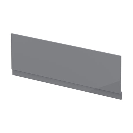 [BBPA1307] 1800mm Bath MDF Front Panel & Plinth - Gloss Cloud Grey - Cutout