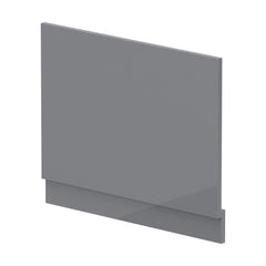 [BBPA1311] 700mm Bath MDF End Panel & Plinth - Gloss Cloud Grey - Cutout