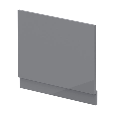 [BBPA1311] 700mm Bath MDF End Panel & Plinth - Gloss Cloud Grey - Cutout