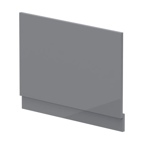 [BBPA1312] 750mm Bath MDF End Panel & Plinth - Gloss Cloud Grey - Cutout