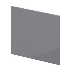 [BBPA1331] 700mm Square MDF Reversible Shower Bath - Gloss Cloud Grey - Cutout